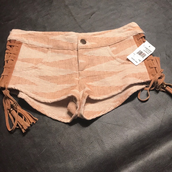 O'Neill Pants - O’Neill Short pants with suede side tassels.